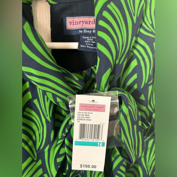 NWT Vineyard Vines Geo Sail Dress Size 16 - Picture 4 of 6